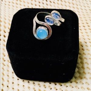 Triplet 💎 opal tourmaline ring